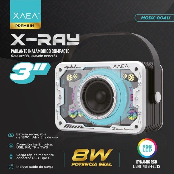 Producto - Parlante 3" X-Ray - XAEA Premium - 1