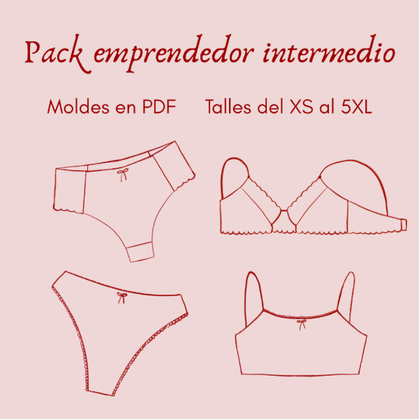 Producto - Pack emprendedor intermedio - moldes en PDF