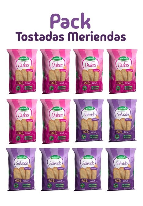 Producto - PACK Tostadas Meriendas 12 x 200g.