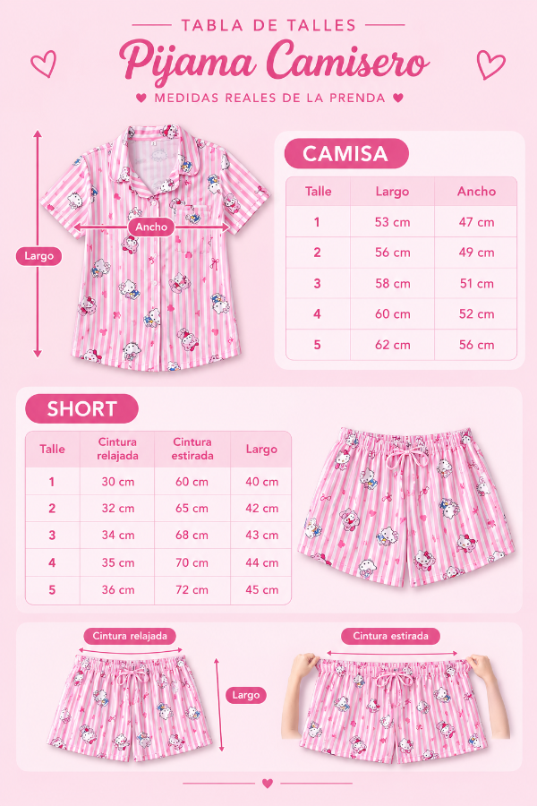 Producto - Pijama Camisero Kitty - 9