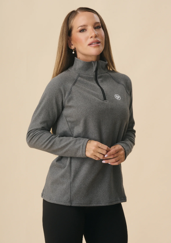 Producto - BUZO MEDIO CIERRE GRIS