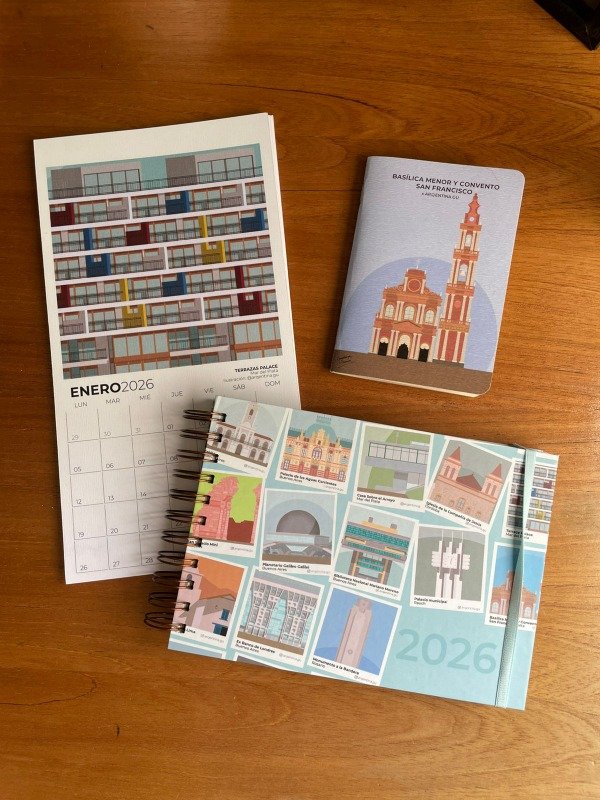 Producto - COMBO 2026 - Agenda + Calendario + Cuaderno A6
