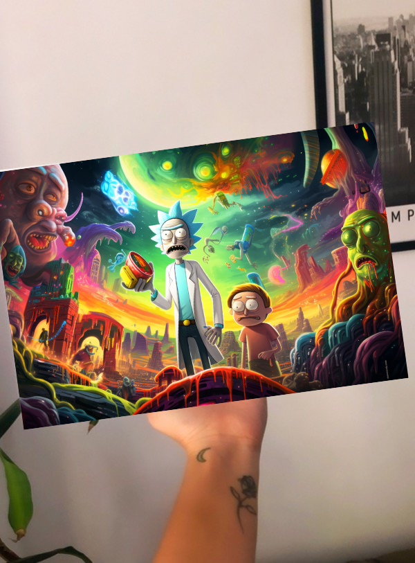Producto - Rick y Morty Cuadro 20x30