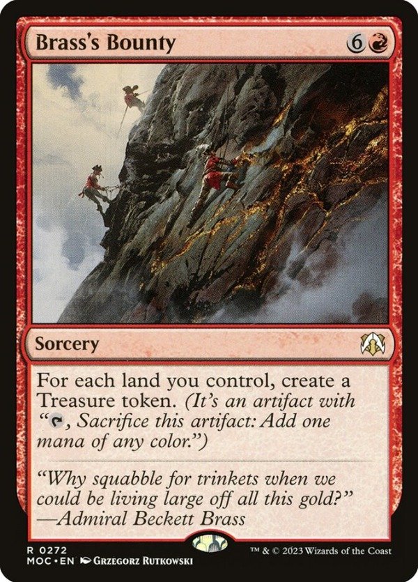 Producto - Brass's Bounty  March of the Machine Commander