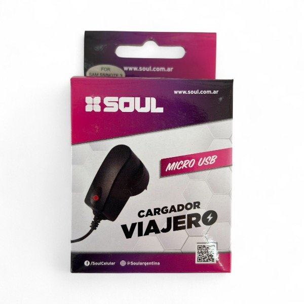 Producto - CARGADOR COMPLETO MICRO USB SOUL