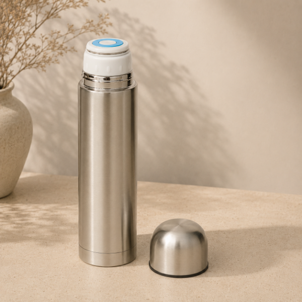 Producto - Termo acero inoxidable 500ml plateado