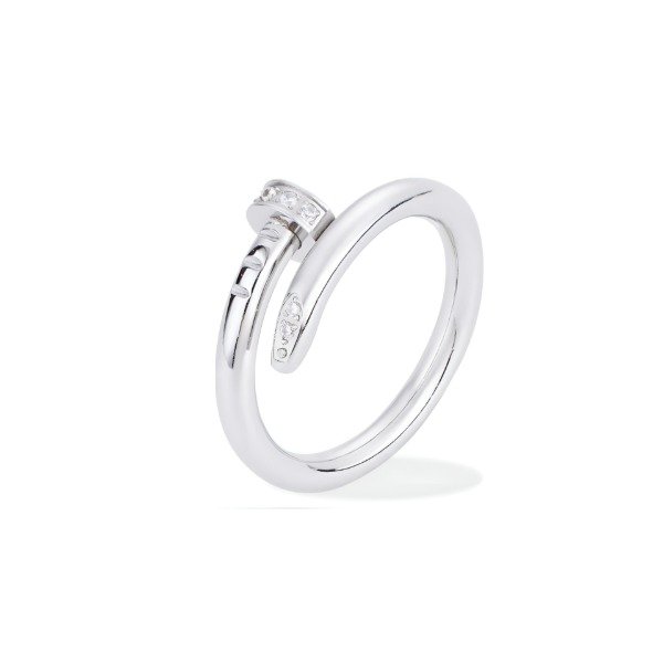 Producto - Anillo Cartier Juste un Clou Zircoia (Clavo) Silver