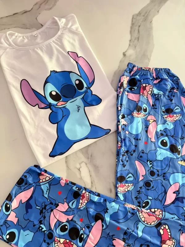 Producto - Pijama Stitch azul pantalón largo