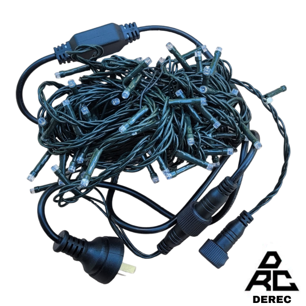 Producto - GUIRNALDA CALIDAD SUPERIOR LED CALIDA CABLE VERDE INTERCONECTABLES