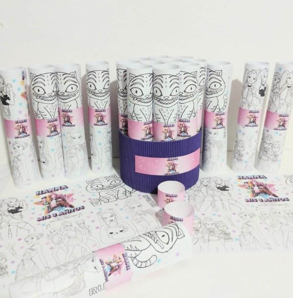 Producto - Pollos para colorear con base x 10 un guerreras kpop