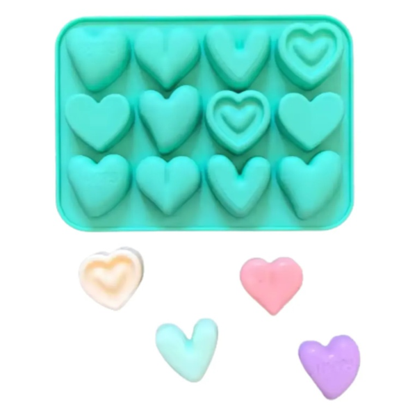 Producto - MOLDE CORAZONES X12 -9B12-