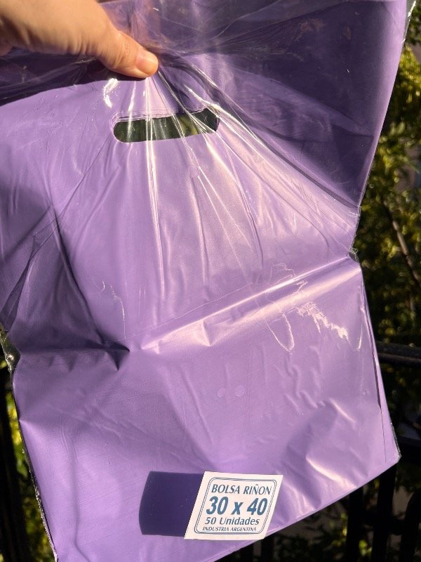 Producto - 50 bolsas violeta 30x40