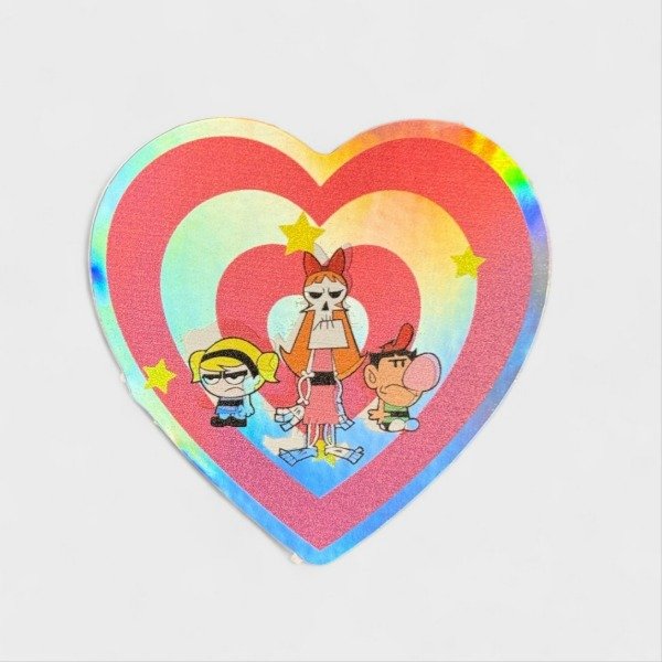 Producto - Chicas superpoderosasXBilly y Mandy - Vinilo holográfico ERROR EN IMPRESION