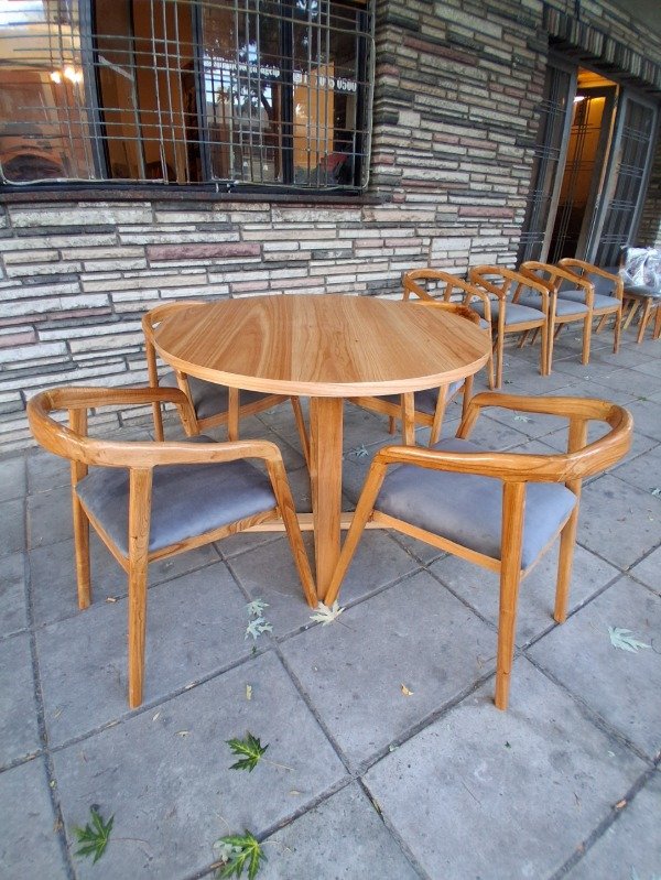 Producto - Mesa Redonda Pata Cruz - 2