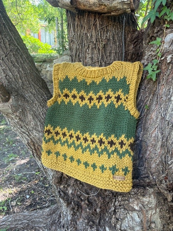 Producto - Chaleco amarillo y verde