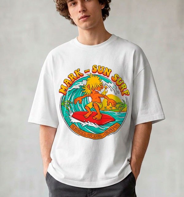 Producto - Remera Estampada Sun Surf Surfeando