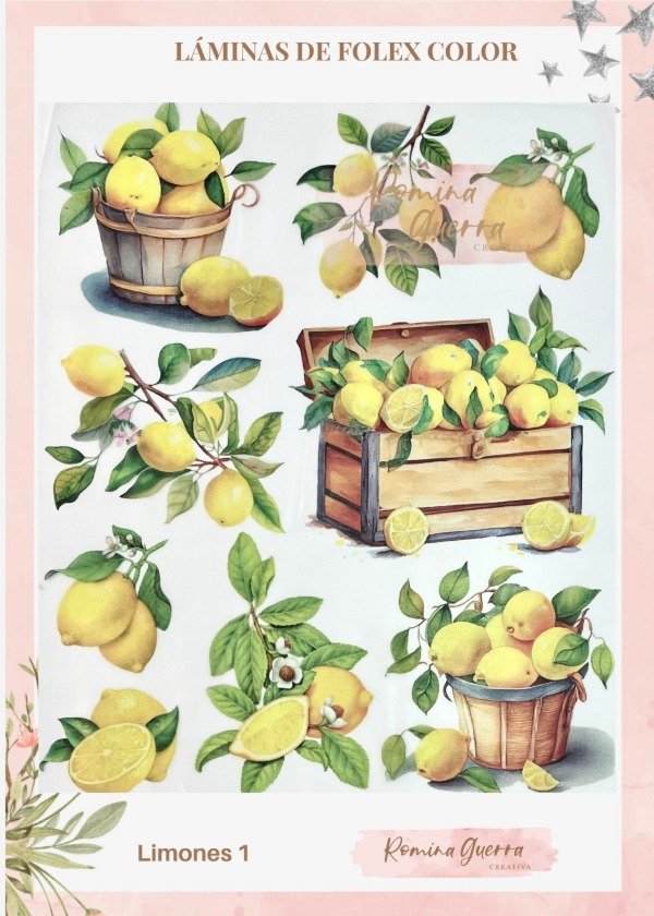 Producto - Láminas Folex Color - Limones 1