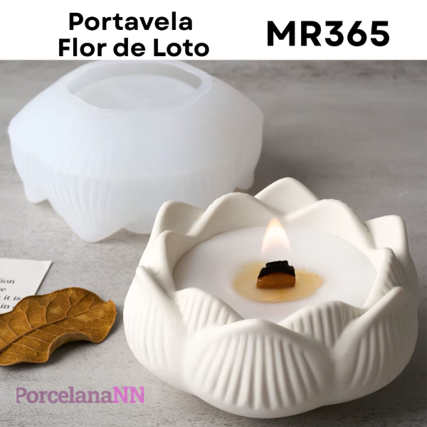 Producto - Portavela Flor de Loto mr365