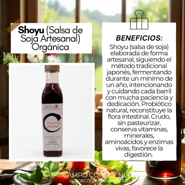Producto - Shoyu Vivo (Salsa de Soja Artesanal) Organico - Premium - 2