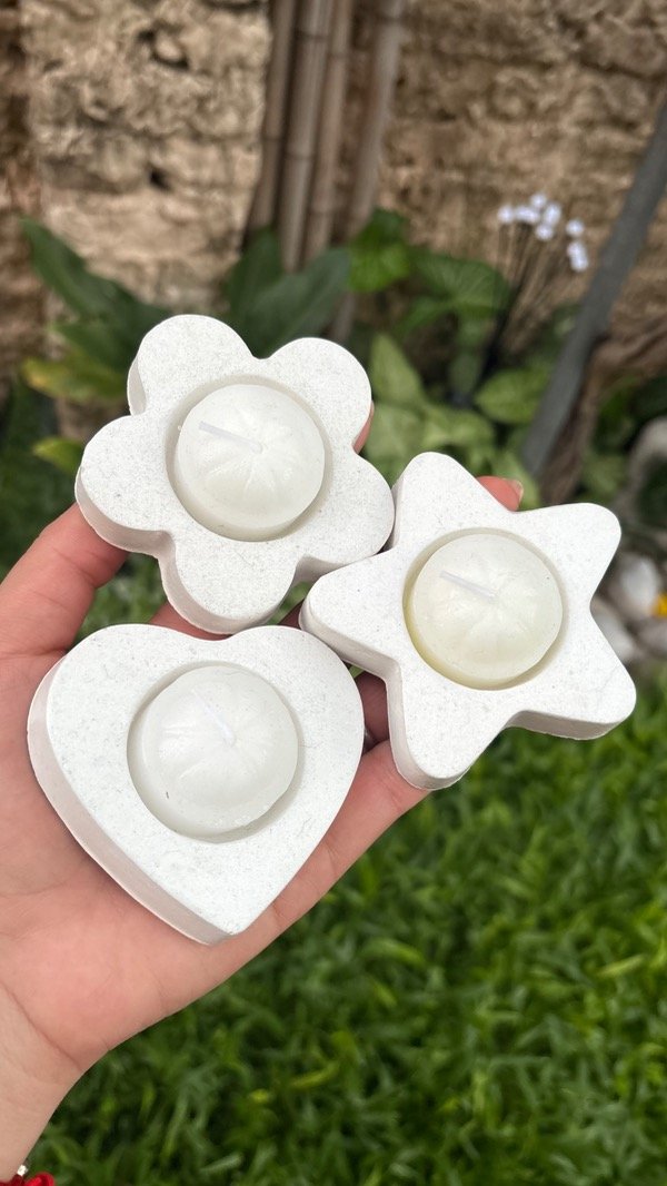 Producto - PORTA VELA DE CEMENTO