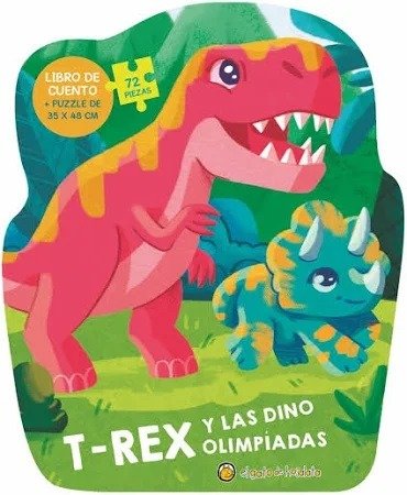 Producto - Libro Puzzlemania T REX y las dinos olimpiadas
