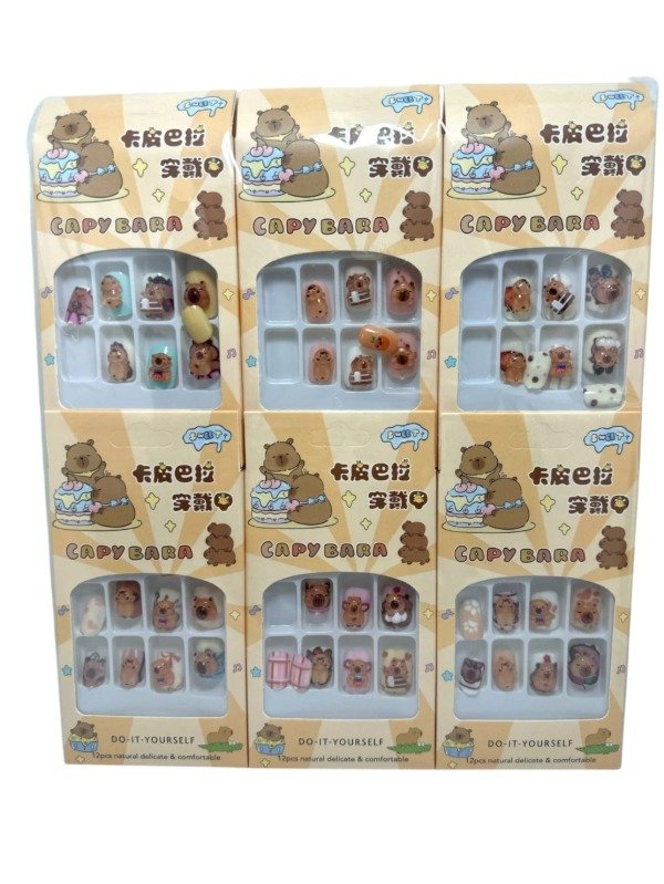 Producto - UÑAS POSTIZAS CAPYBARA PARA NIÑAS