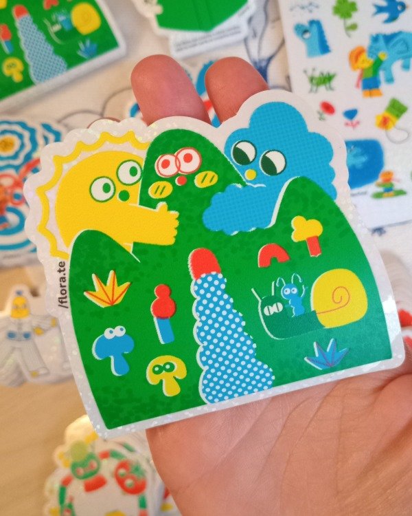 Producto - Stickers "montañas"