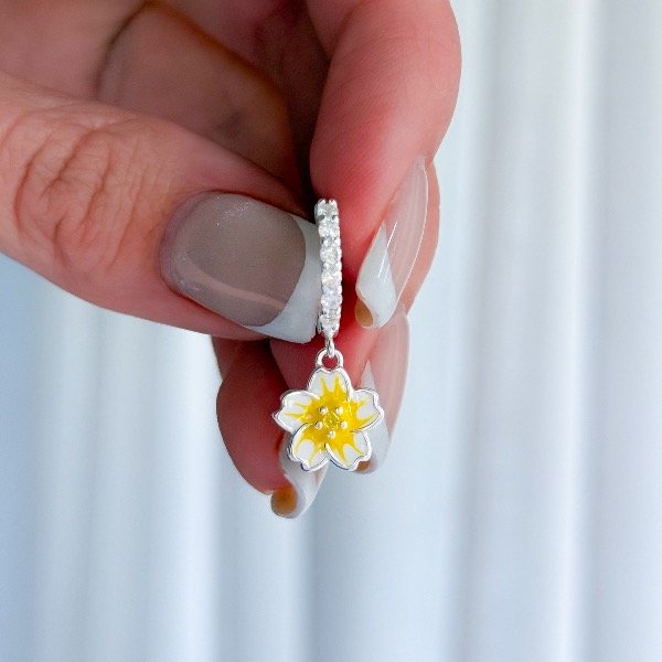 Producto - Aros Sakura Amarilla (AC-516)