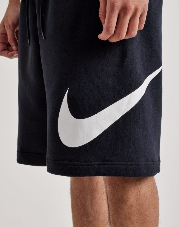 Producto - Nike Club Fleece Shorts Negro Pipa Blanca - 1