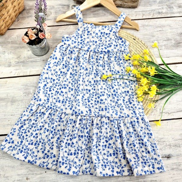Producto - Vestido en lino Hawai Flores (V21)