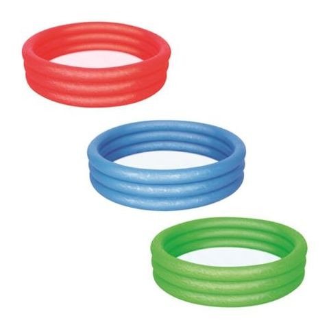 Producto - PILETA INFLABLE LISA 3 ANILLOS 152X30CM BESTWAY