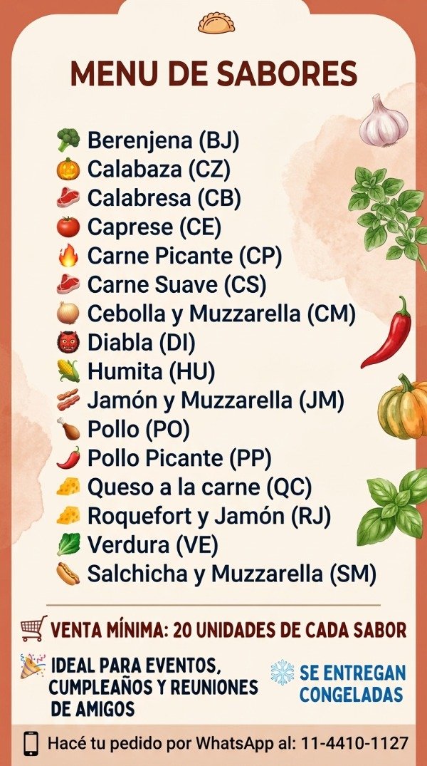 Producto - Jamon y queso (x 6 unidades) - 1