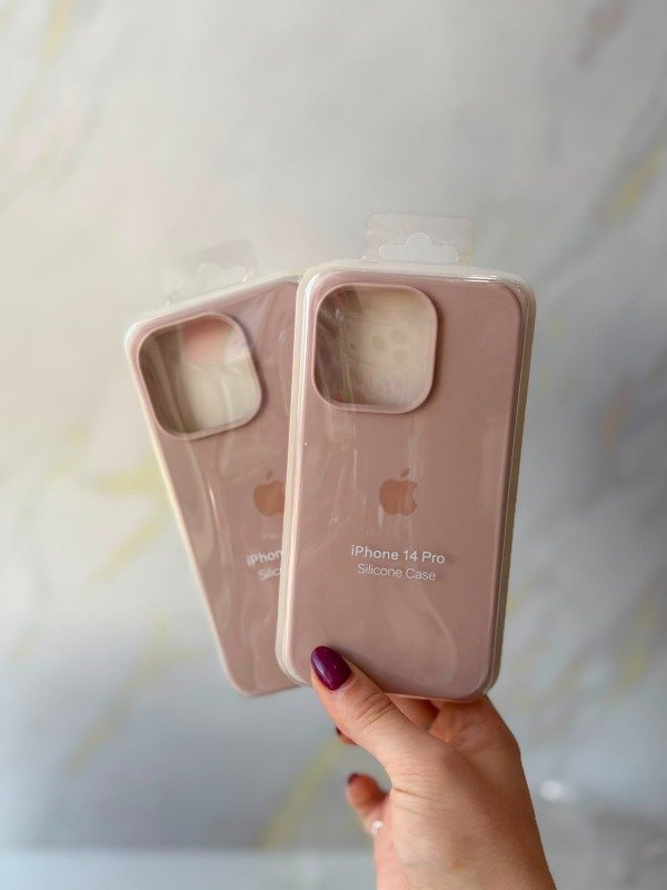 Producto - Silicone case IPhone 14 pro rosa viejo