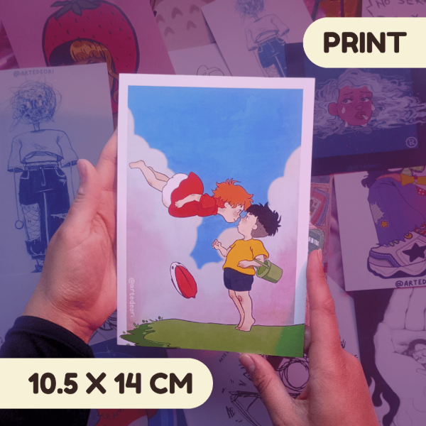 Producto - Ponyo y Sosuke (Grande) - Print