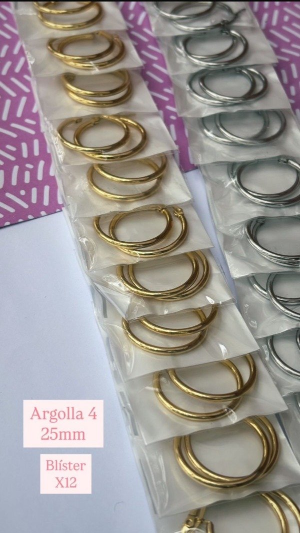 Producto - Blisterx12 Argolla N4