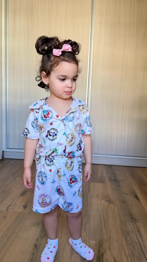 Producto - Camisero Princesas manga corta niños - 0