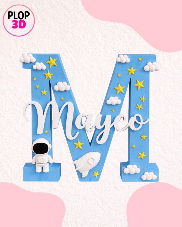 Producto - Letra DECO/CENTRO DE MESA Astronauta