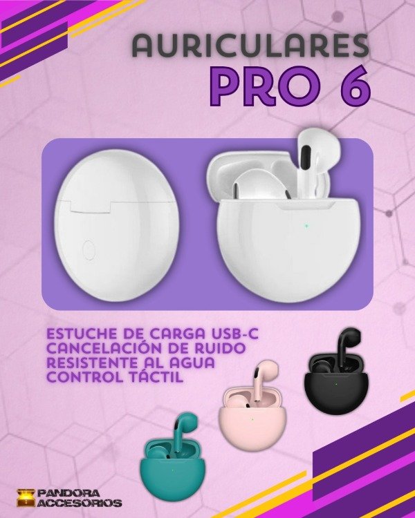 Producto - Auricular EarPods TWS Pro 6 - 0