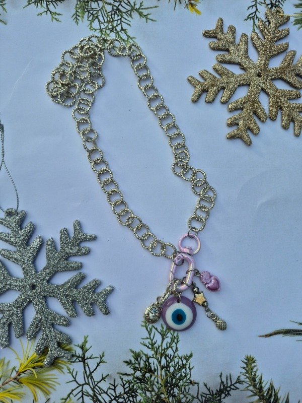Producto - Colgante ojito purpura
