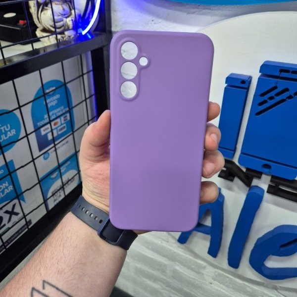Producto - Silicone Case Violeta - Samsung A14