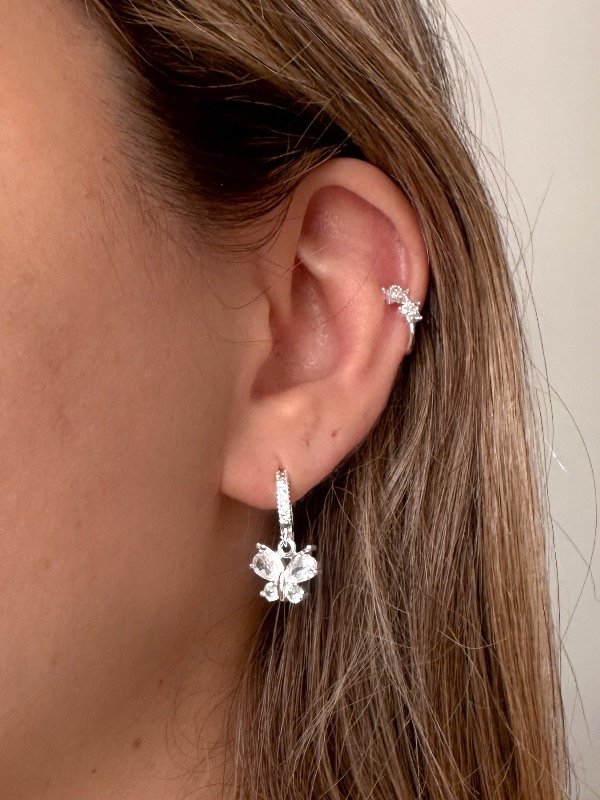 Producto - Argollas Matilde Acero Blanco