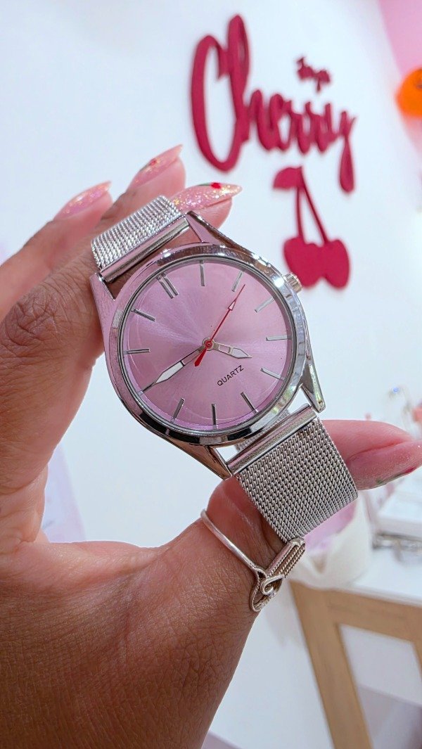 Producto - Reloj quartz dial rosa - 0