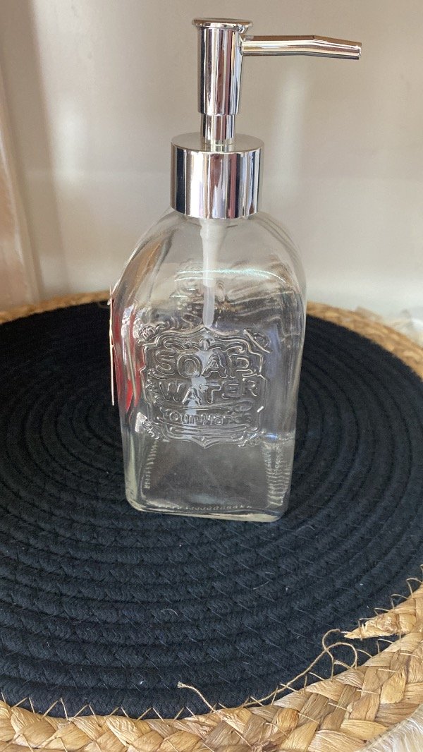 Producto - Dispenser de jabón  de vidrio