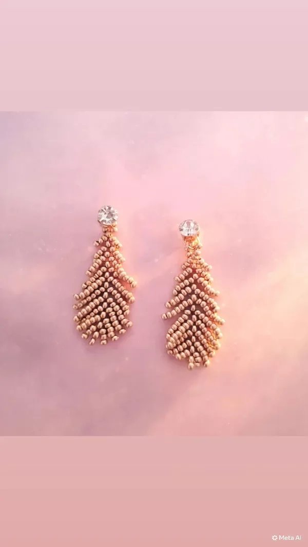 Producto - Aros Plumaje Dorado XL - 1