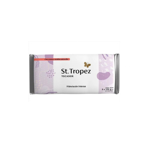Producto - JABON HIDRATACION INTENSA 3 X 125grs ST TROPEZ