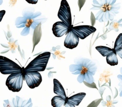 Producto - mariposas azulinas