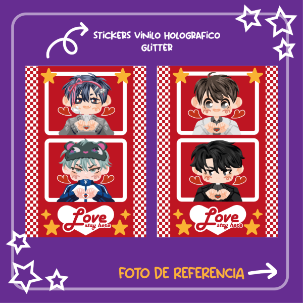 Producto - STICKERS HOLOGRAFICOS PURIKURA