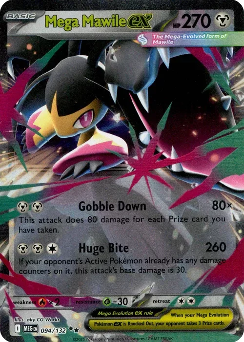 Producto - Mega Mawile ex - 094/132 - Mega Evolution - Holo