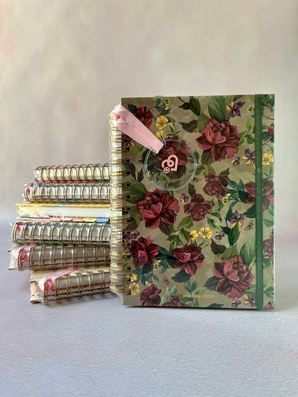 Producto - Agenda semana a la vista "Florecer" Paprika