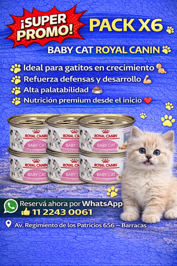Producto - Royal Canin Mother y  Baby Cat Pack x 6